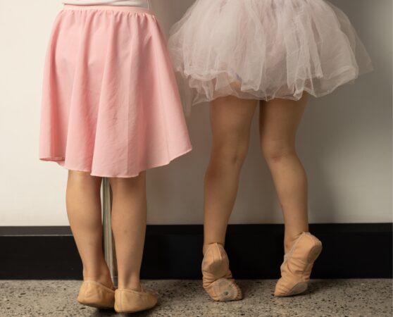 Two little ballerinas